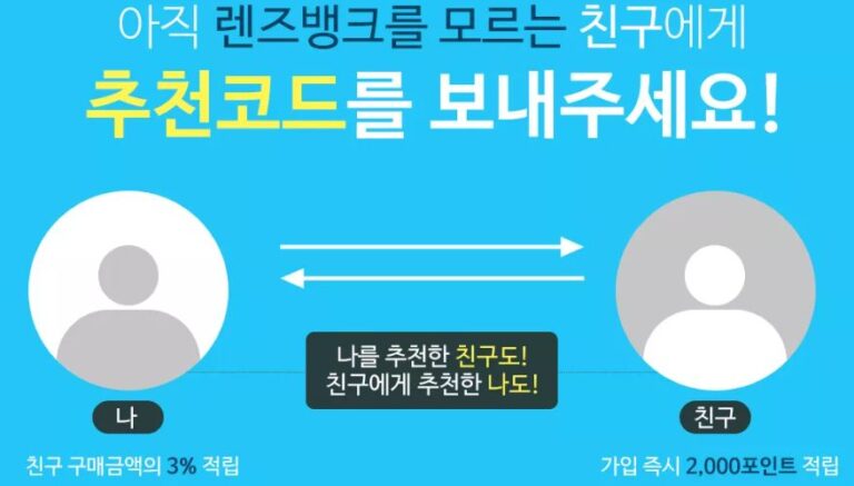 렌즈뱅크 콘택트렌즈 직구 온라인 재택 부업